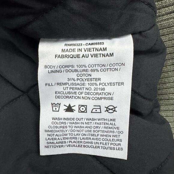 $350 Travis Scott x Jordan Hooded Canvas Jacket Women’s M Cargo Khaki FD9113-325 - Picture 9 of 14